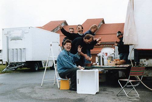 Golden Earring crew June 08 1991 Neumarkt (Germany)